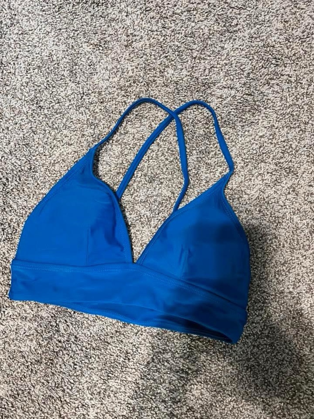 SHEIN Royal Blue Triangle Swim Sport Bralette